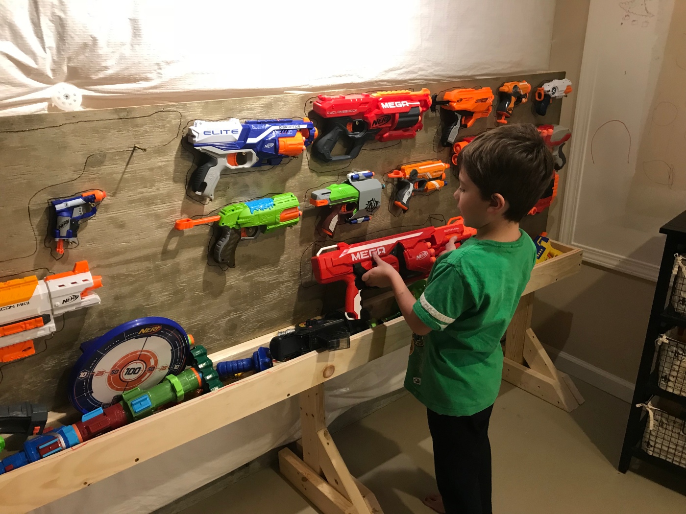 Rettsmedicin solo Installation D.I.Y. Dad Projects – The Nerf Gun Wall – Just an Ordinary Man Trying to be  an Extraordinary Dad